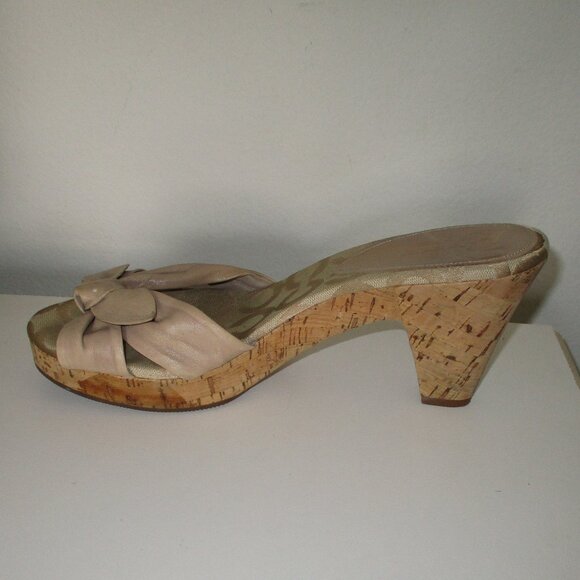 Coach "Karen" Womens Logo Slide Open Toe 1" Platform Pump w/1.5" (net) Heel-10M - Picture 2 of 8